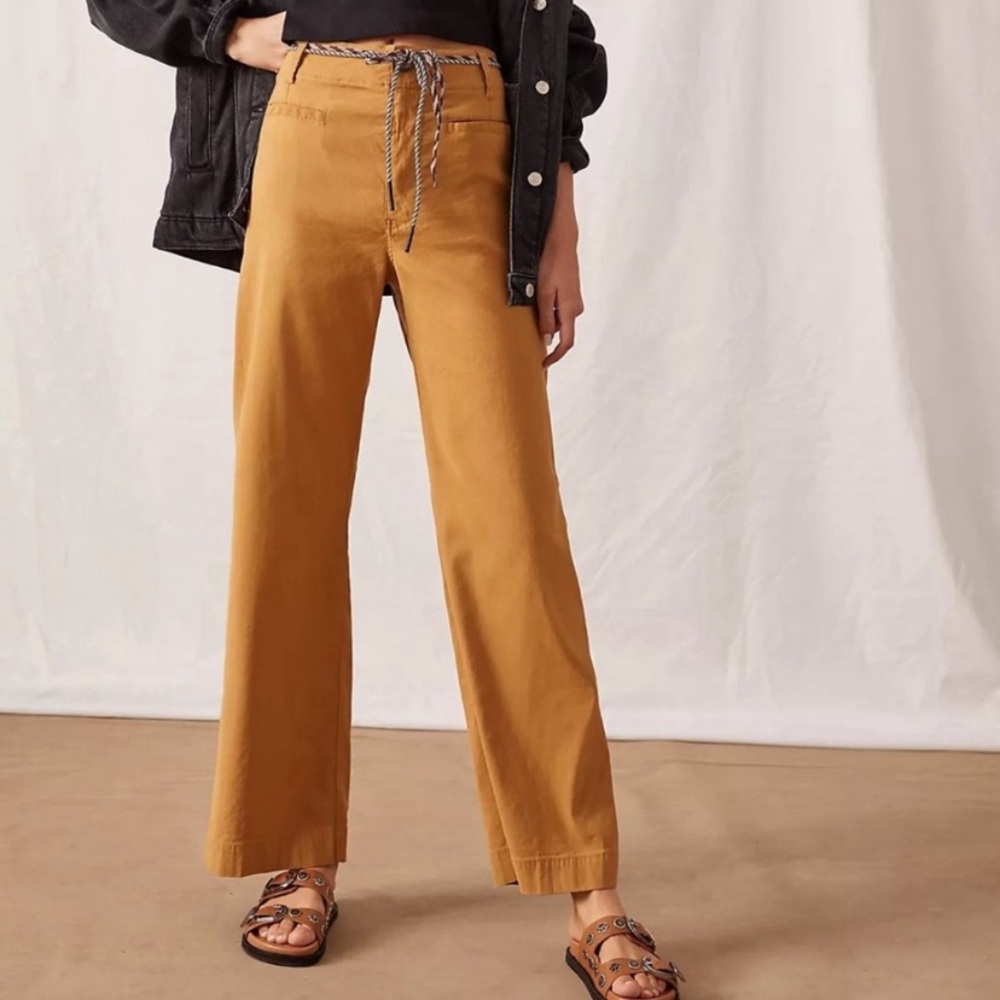 Maeve Colette Full Length Wide Leg Pant - Size 27